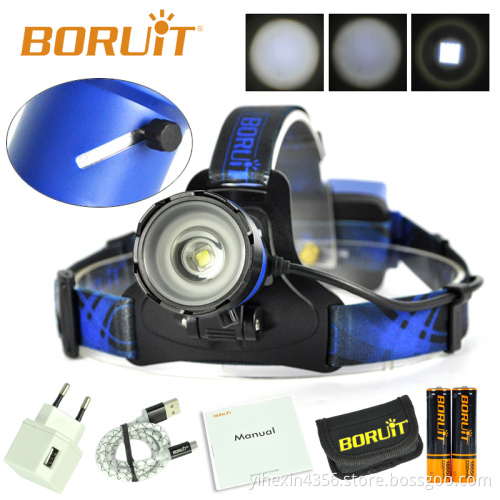 Newest Colorful High Power CREE XM L2 USB Rechargeable LED Headlamp